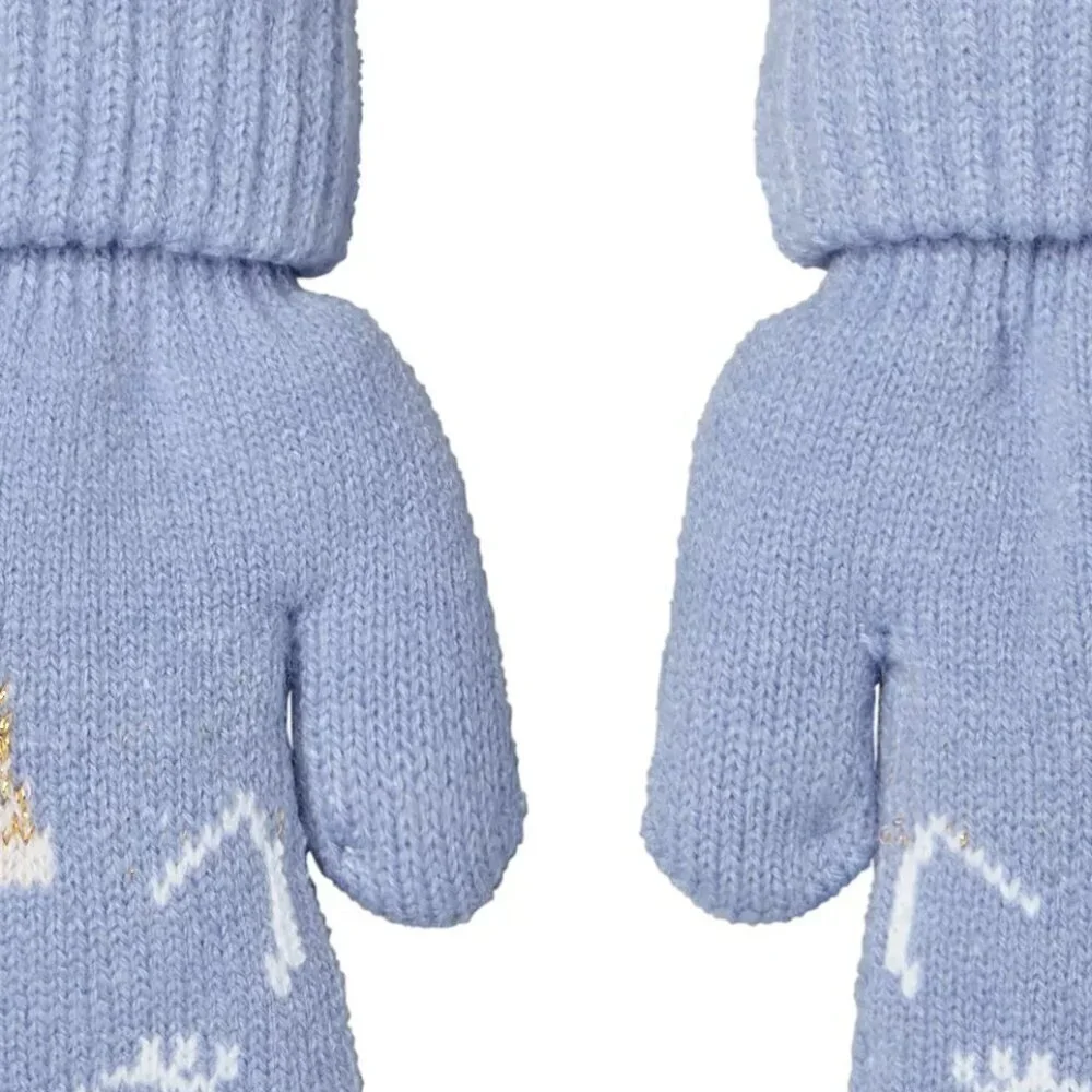 NWT Northeast Outfitters Youth Cozy Cabin Purple Unicorn Mittens